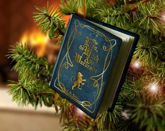 The Lion, the Witch and the Wardrobe - Chronicles of Narnia - C.S. Lewis - Miniature Literary Classic Book Ornament bulk pricing
