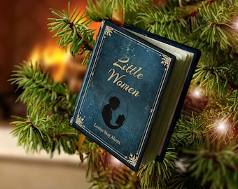 Little Women - Miniature Book Christmas Ornament - Classic Literature by Louisa May Alcott