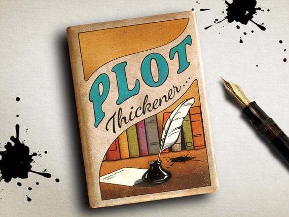 Plot Thickener Card Game, Writing Prompts, Storytelling, Fiction Writing (Ages 8-Adult)