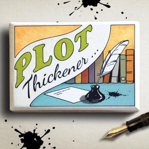 Plot Thickener-Card Game-Writing Prompts, Story Telling, Fiction Writing, Homeschool, Life Enrichment, Gift Stocking Stuffer - Ages 8-Adult