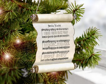 Stille Nacht Christmas Ornament - German or Dutch