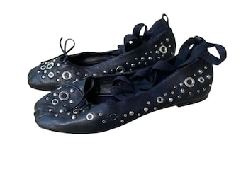 Ba&sh Clara ballerina's met metalen ringetjes, maat 40