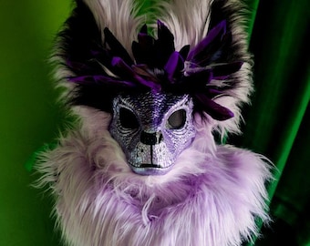 Raptor mask, dinomask, fursuit head, furry, halloween mask