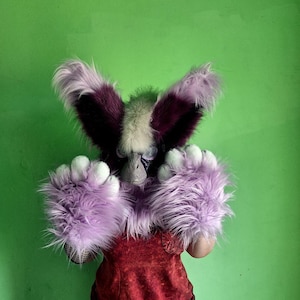Mask raptor,dino mask,fursuit,furry paws