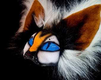 Therian mask, cat mask, handmade