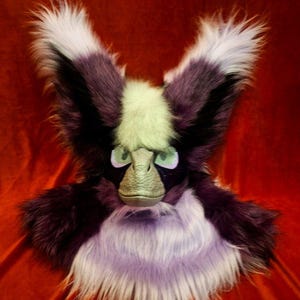 Raptor Maske,Dino Maske,Fursuit,Fellkopf