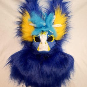 Furry Raptor Mask