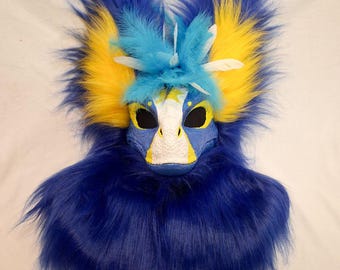 Mask raptor,fursuit,furry,dinomask