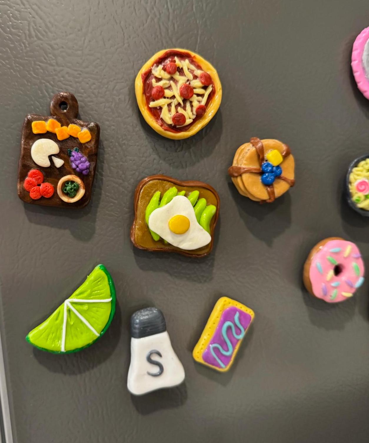 Food Inspired Realisitc Clay Magnets for Fridge - Etsy