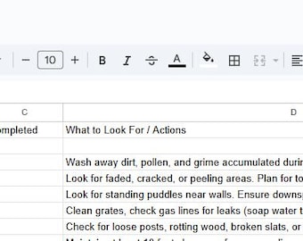 Seasonal Home Maintenance Checklist | Year-Round Home Care Planner | Printable Home Binder Insert | Digital Download