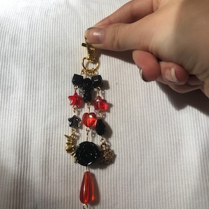 Red Gothic Keychain