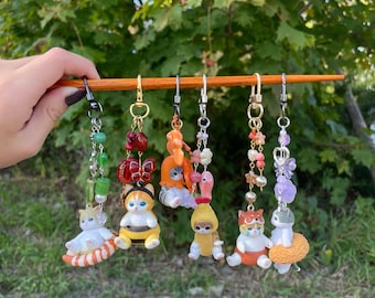Mofusand Cat Keychains