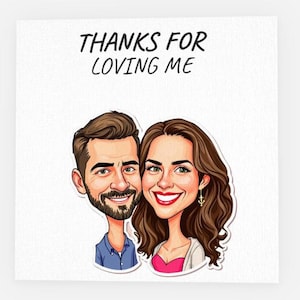Gepersonaliseerde liefdesverhaalkaart: wenskaart van foto naar kunst voor stellen