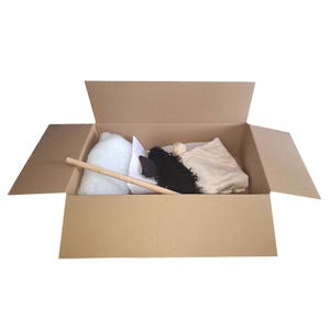 Hobby Horse DIY Kit Box 1 Stick Horse Toy | MATERIALS ONLY Gift for Kids | Gift for Horse Loving Girl | Handmade Hobby Horse Stick Horse