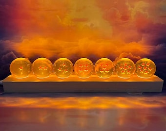 Happy New Year 2026 Dragon Spheres Galaxy Balls Night Light Lamp /Anime Crystal Lamp Anime Ornaments Retro Bedroom Light Gift for Him/Her