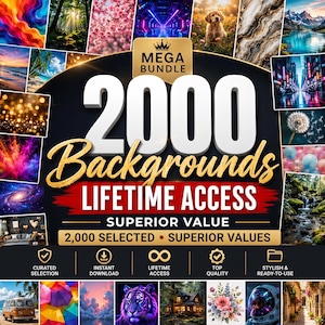 Digital Background Bundle | JPG Backdrops Pack | Mega Background Collection | Instant Download