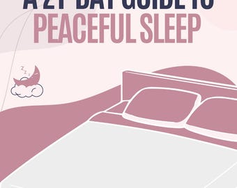 Fix Insomnia natürlich Anleitung | Heute Nacht besser schlafen | Schlaflosigkeit überwinden PDF | Entspannungs- und Schlaftipps | Digitaler Download