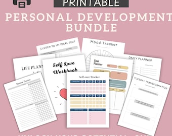 2026 Personal Development Bundle | Self-Growth, Mindset & Motivation (Printable)