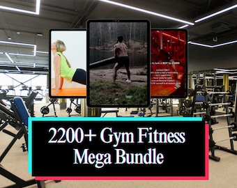 2200+ Fitness Gym Videos Mega Bundle Reels For Health Influencers on Instagram TikTok YouTube MRR PLR Automotive Digital Shorts Working Out