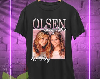 Mary-Kate & Ashley Olsen T Shirt, 90s Retro Actress Shirt, Sweatshirts Hoodie
