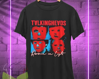 Talking Heads T-shirt: Remain in Light Album, Screen Printed