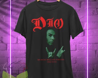 Rare Vintage 1985 DIO Sacred Heart Heavy Metal Tour Size Small 3/4