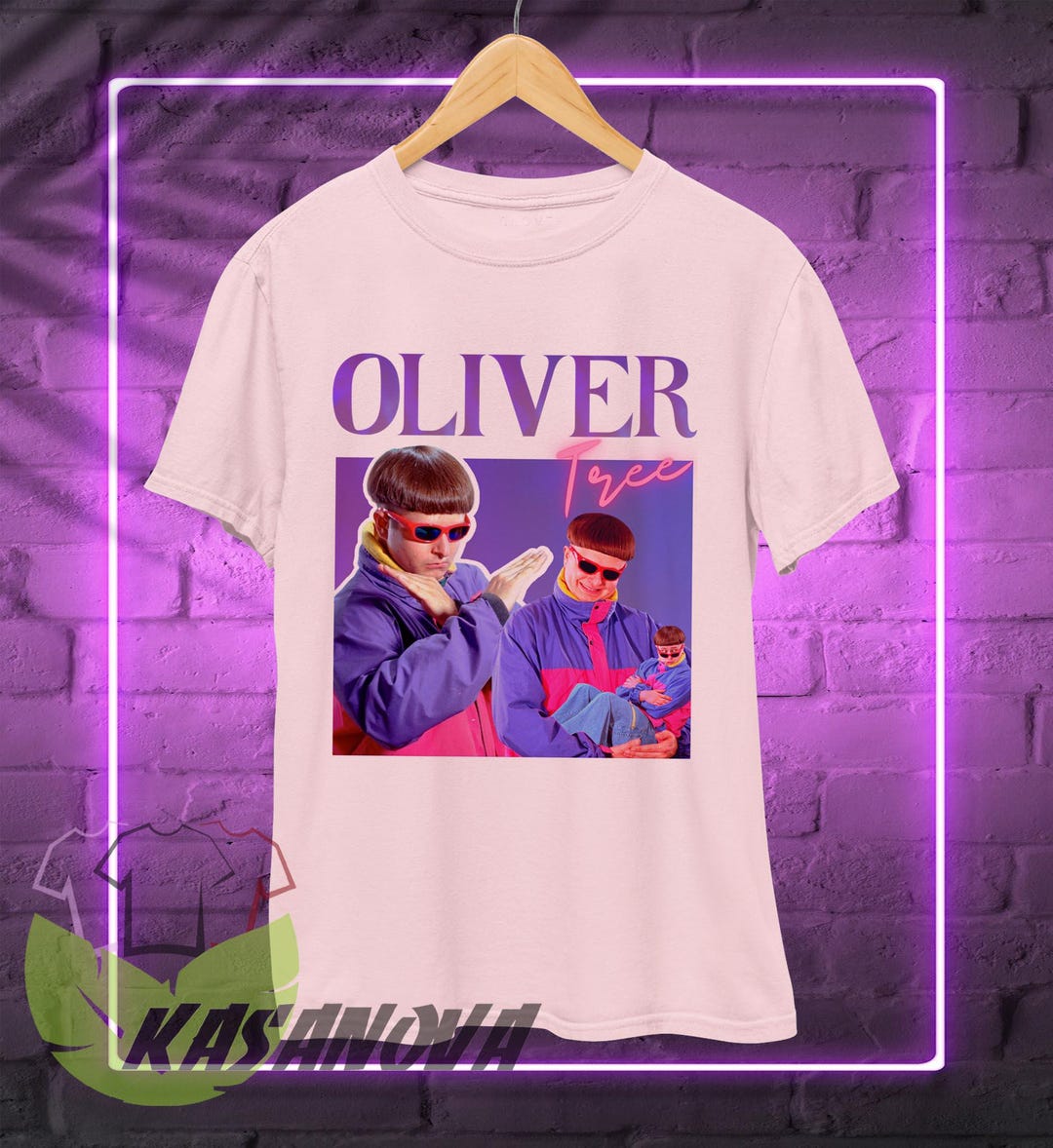 オリバーツリーTシャツ：ポップロックミュージックグッズ90年代レトロ