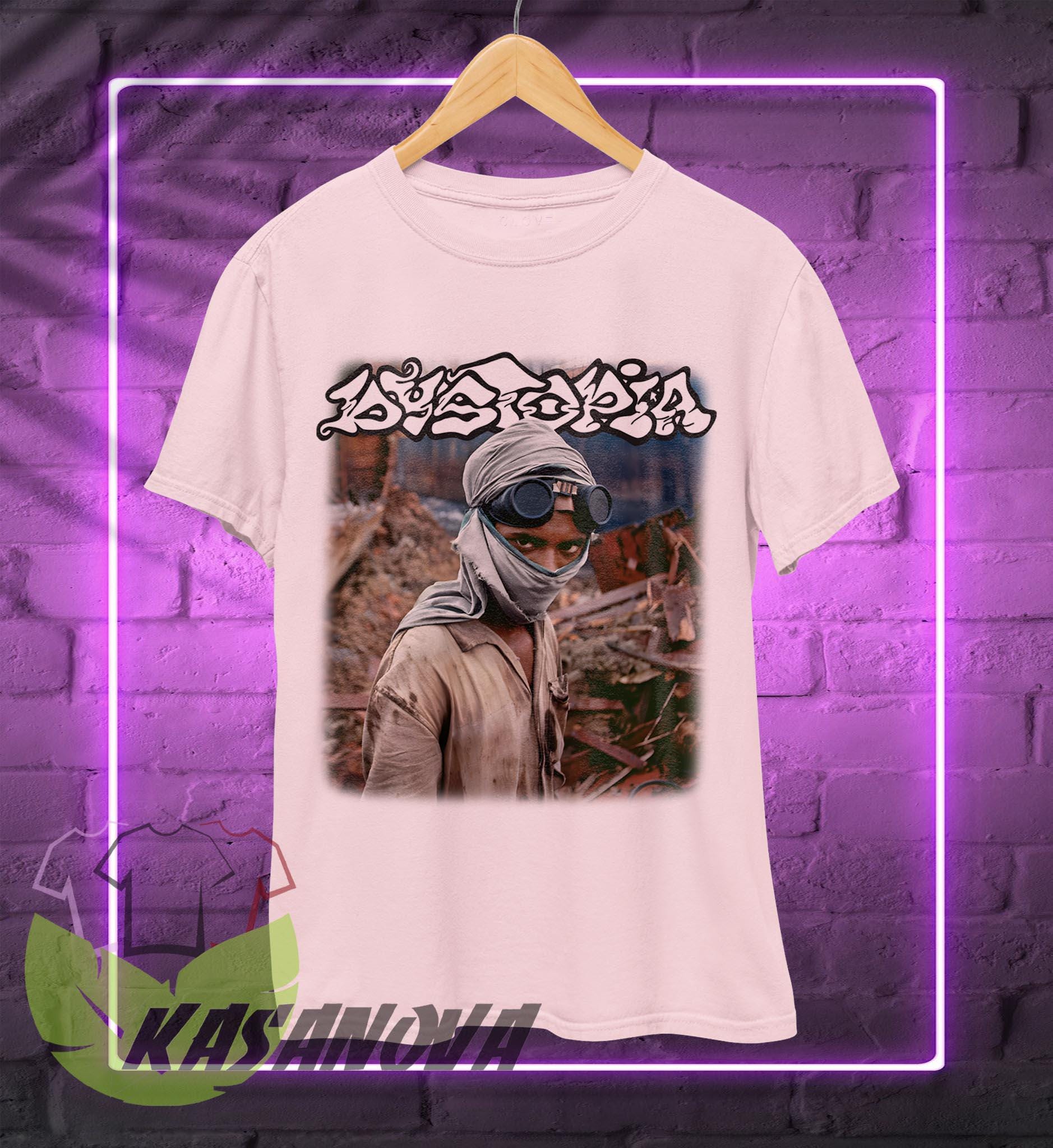 Dystopia T-shirt: 90s Retro Punk Band Music Merch Shirt
