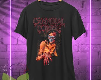 Cannibal Corpse T-Shirt, Death Metal Band Tee, 90s Retro Style