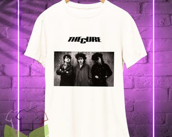 Maglietta omaggio ai Cure, maglietta con merchandising musicale della band rock gotica retrò, felpe con cappuccio