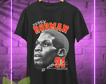 Vintage Dennis Rodman Shirt Not of This a World - Etsy
