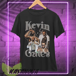 Kevin Gates T-Shirt: 90s Retro Rap Hip Hop Music Merch Shirt, Sweatshirts Hoodie