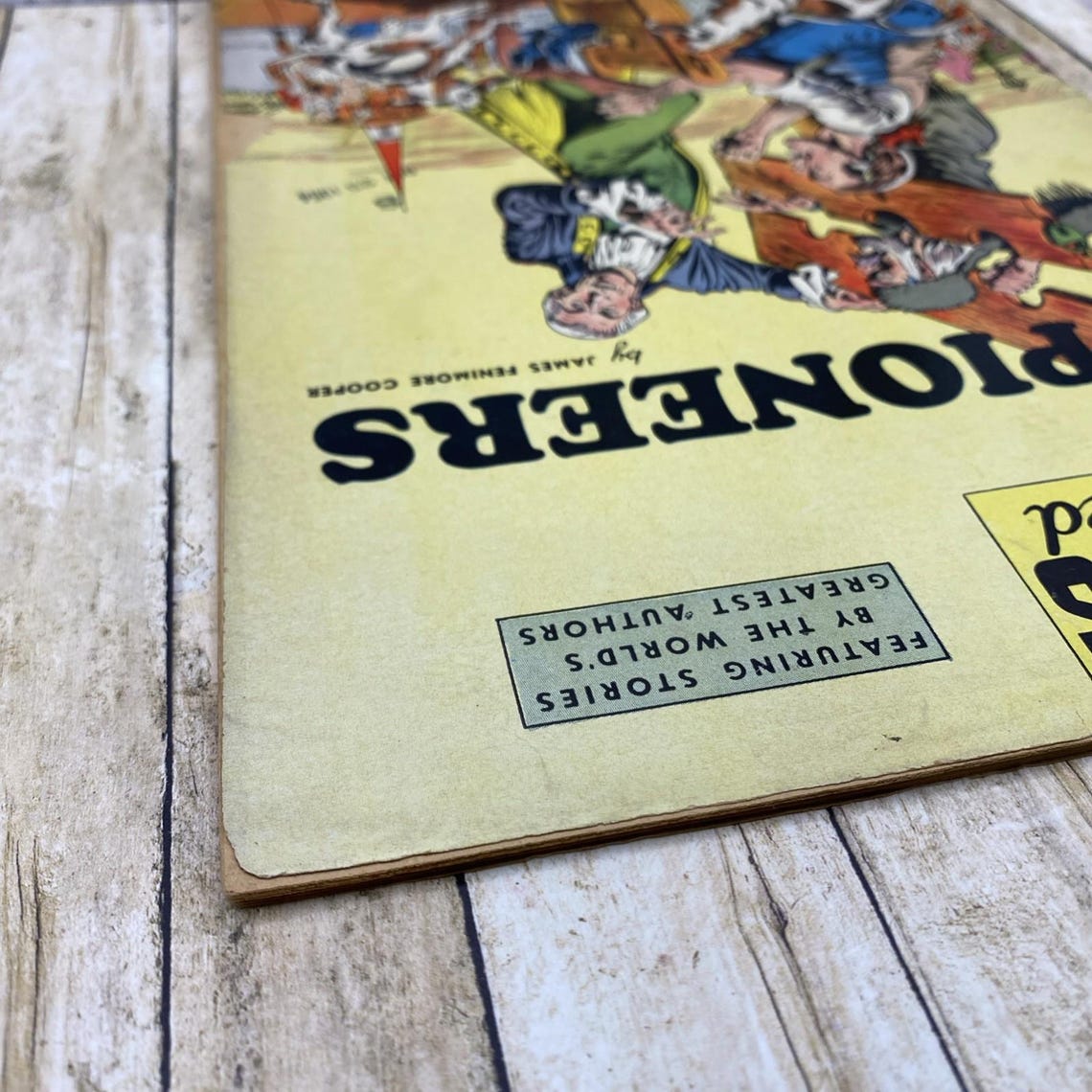Very First Comic Book Vintage Classics Illustrated Comic Book: No. 37 the Pioneers 1947 First ...