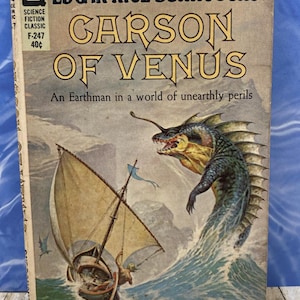 Vintage Carson of Venus Sci-Fi Paperback - 1970 Frazetta Cover