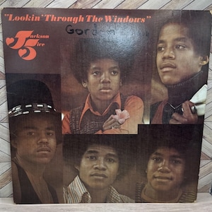 Motown Vinyl Record The Jackson Five Lookin Through The Windows Vintage 1972 Soul Funk Album LP Collectible Retro Music