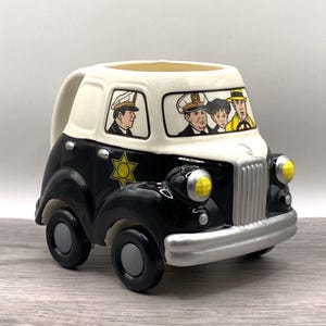 Vintage Dick Tracy Coffee Mug Applause Wheelees 1990 Ceramic Cartoon Detective Collectible Retro Gift Comic Strip Memorabilia Cup