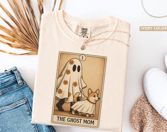 Corgi halloween Dog mom Shirt, Halloween dog Sweatshirt, Corgi gifts, Spooky Season Tee, Corgi mom Tshirt, corgi lover gift Sweater, Dog tag