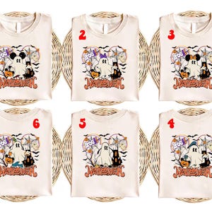 Mickey And Friends Halloween Boo Shirt, Disney Halloween Ghost Shirt, Disney Spooky Tee, Mickey&#39;s Not So Scary Shirt, Halloween Party Shirt