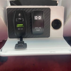 3D-Printed Ashtray Replacement for 1973-1989 Square Body C/K Trucks – Fits Rocker Switches or USB