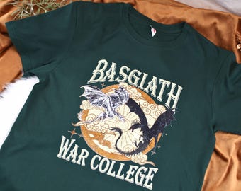 Basgiath War College Sweatshirt, Fourth Wing Fantasy Academy T-Shirt, Dragon Rider Fan Apparel