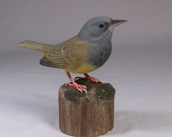 アメリカンゴールドフィンチの木彫りの鳥 - Etsy 日本