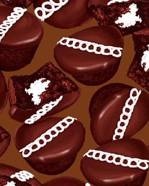Benartex Fabrics Delicious...Snack Attack Chocolate CUPCAKES Etsy
