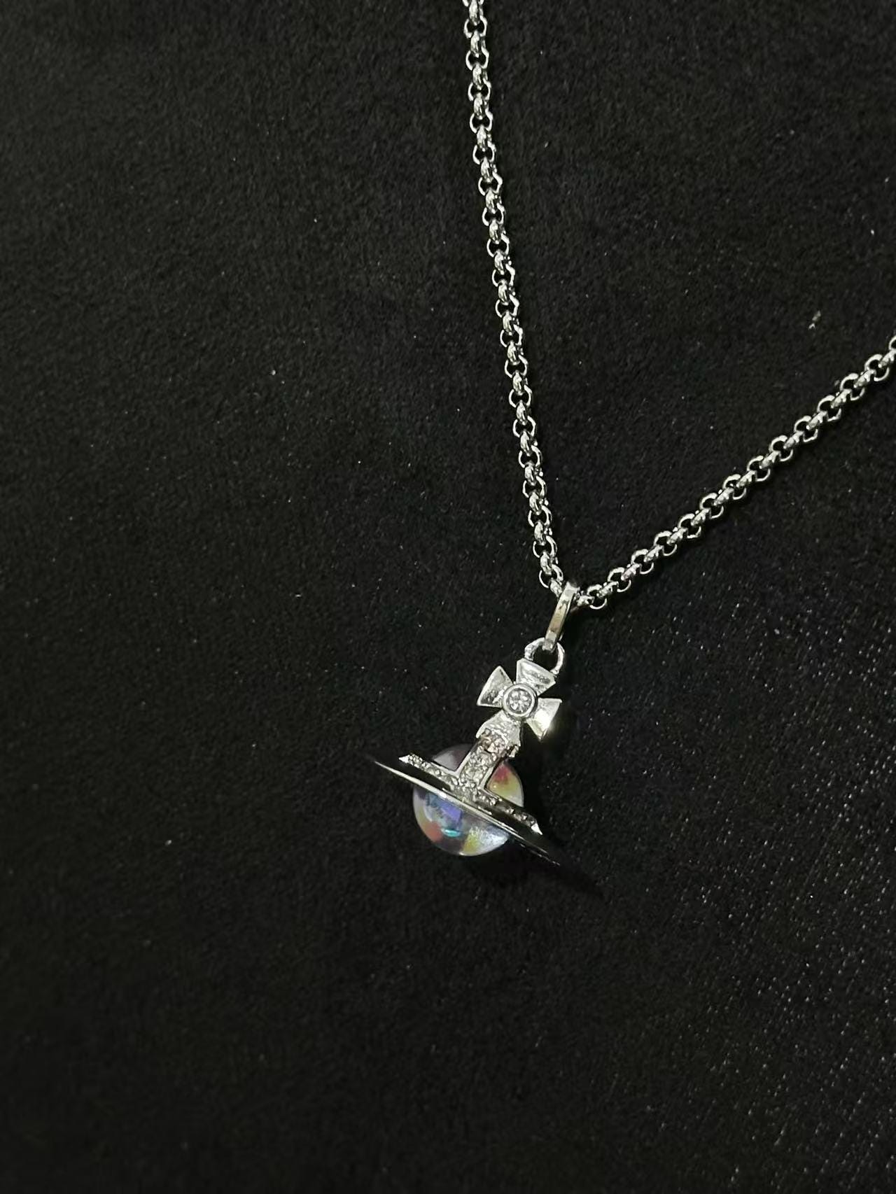 Vivienne Westwood Blue Orb Necklace - Etsy