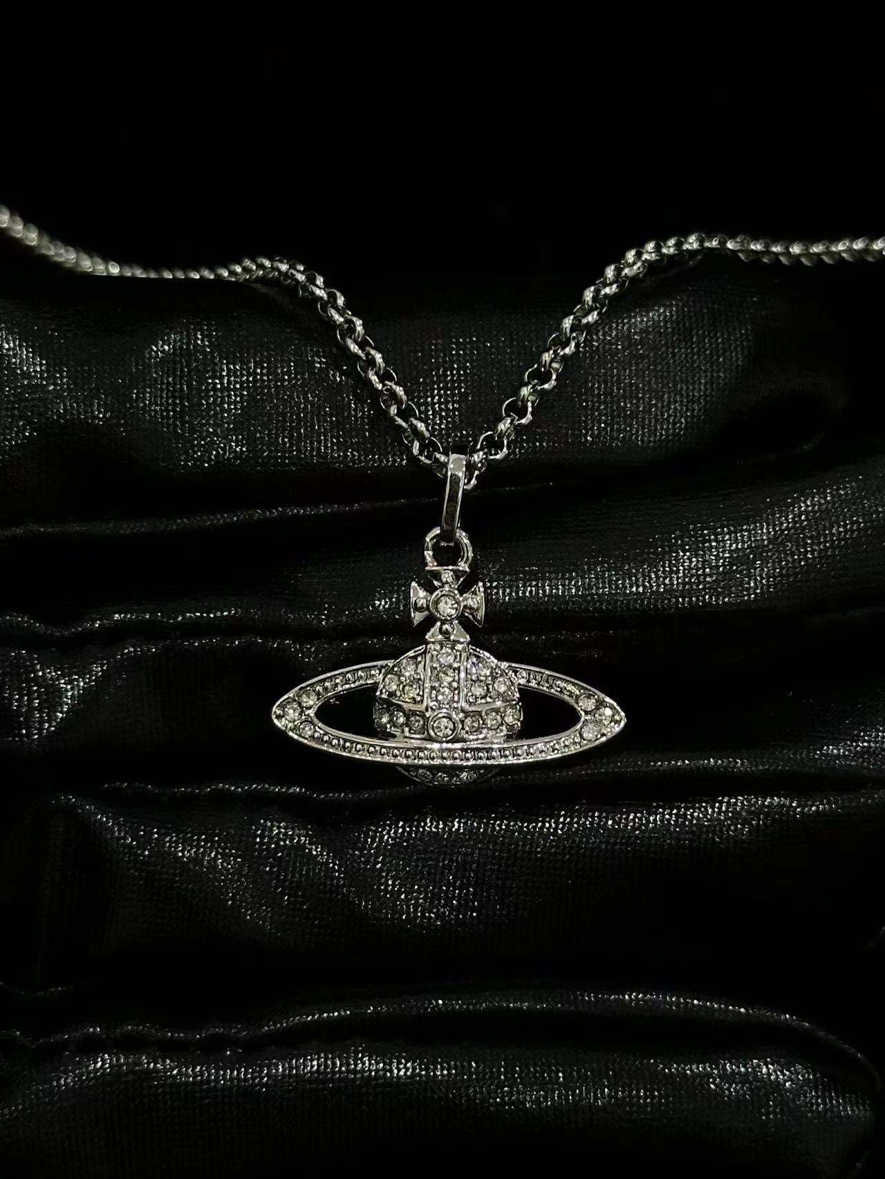 Silver Vivienne Westwood Necklace - Etsy