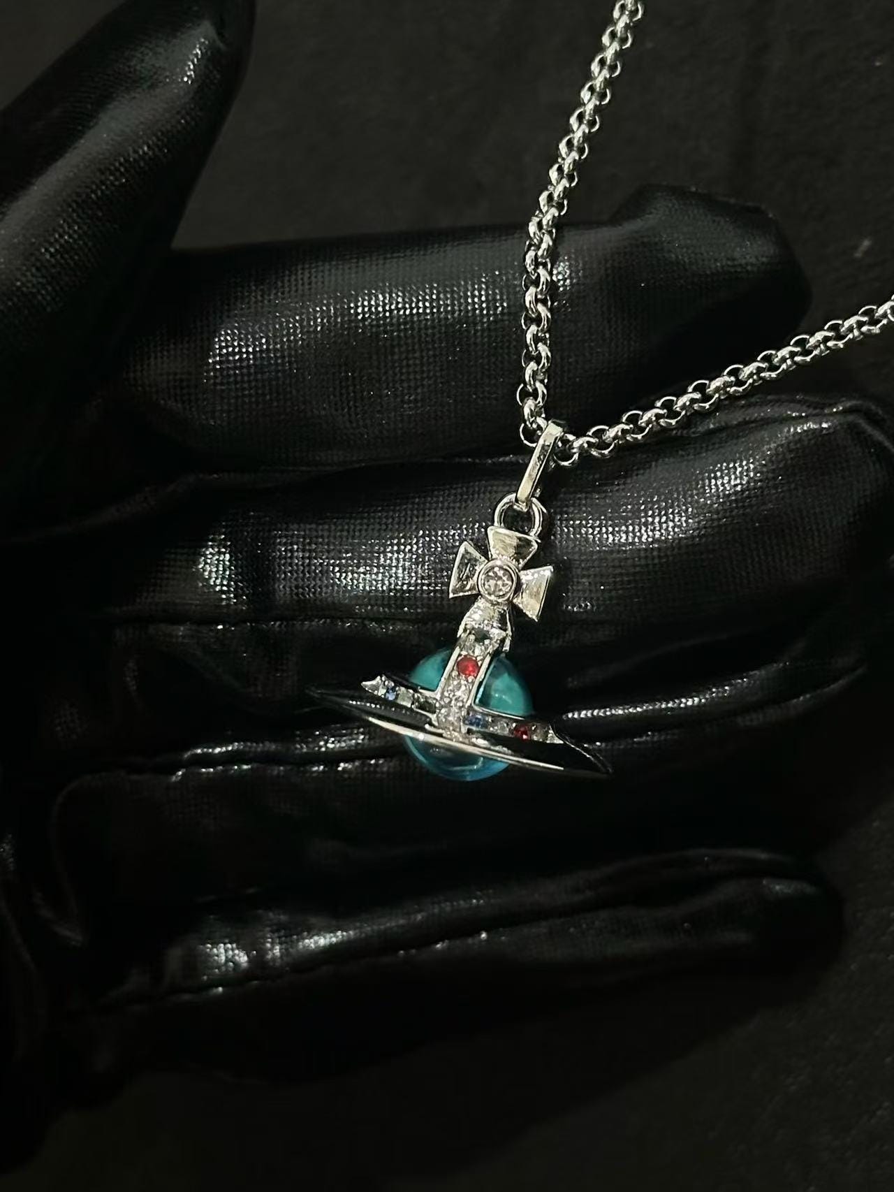 Vivienne westwood blue orb necklace - Etsy 日本