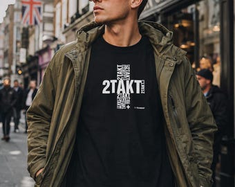 2-Stroke Unisex T-Shirt | Two-Stroke Statement Shirt | Mod Scooter Sound Tee | Gift for Two-Stroke Scooter Riders | Air Intake