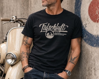 False Air Scooter Rider T-Shirt – Retro Mod Culture Shirt | Scooter Gift | Classic Scooter Rider Shirt | False Air