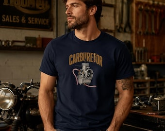 Carburetor Scooter Rider T-Shirt | Italian Scooterist Unisex Tee | Scooter Gift | Classic Scooter Rider Shirt | Air Intake