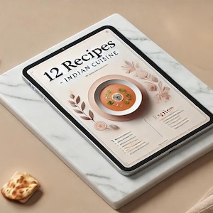 Discover 12 authentic Indian recipes in this e-book. Perfect for all skill levels, explore vibrant flavors with easy, step-by-step guides.