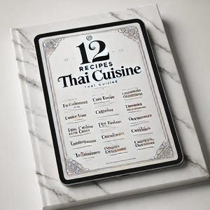 Ontdek 12 authentieke Thaise recepten in dit e-boek. Perfect voor alle vaardigheidsniveaus. Ontdek levendige smaken met eenvoudige, stapsgewijze instructies